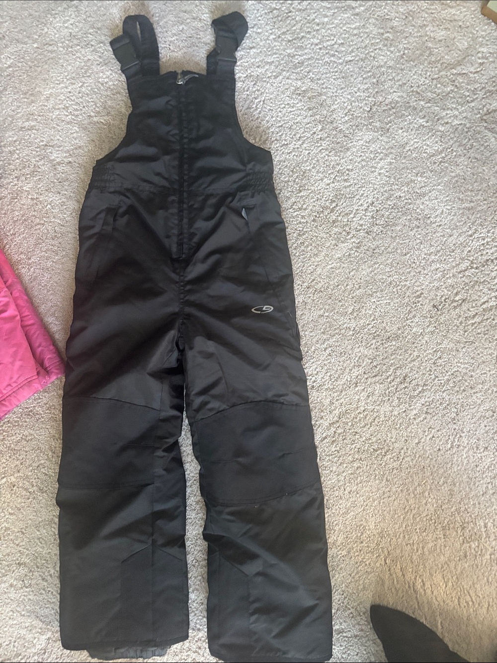 Champion Black Kids Ski Bib Overalls